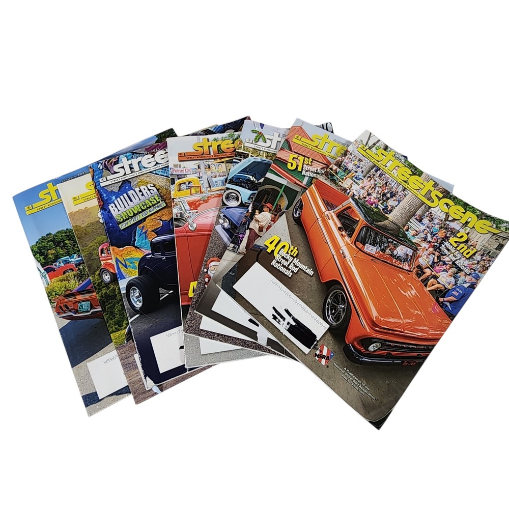 Street Scene Magazine Collection Street Rod Enthusiast Car‎ Enthusiast 7 Issues